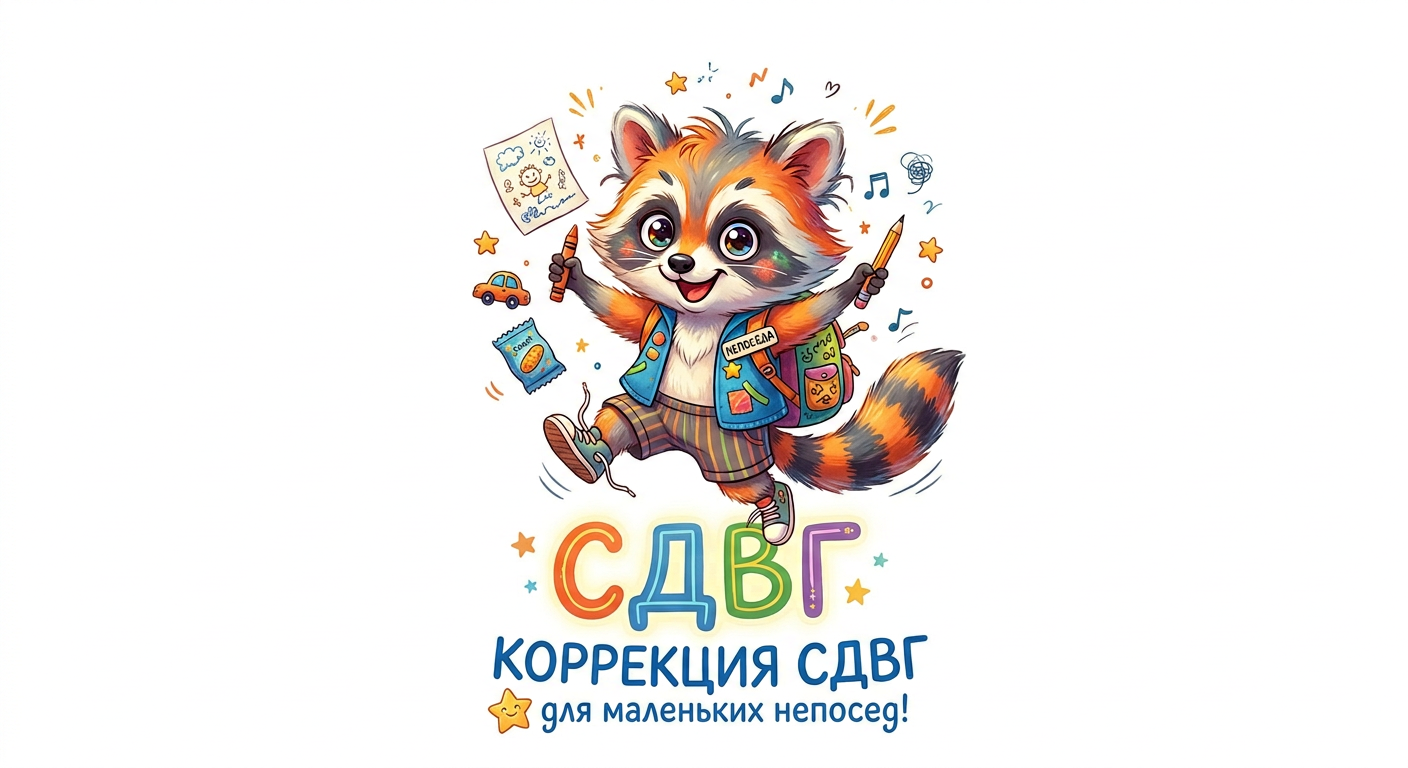 Коррекция СДВГ — дефицита внимания и гиперактивности у детей